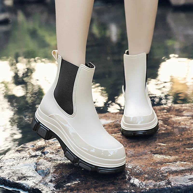 Chelsea Boots | Wasserfest Kurzes Modell Robust