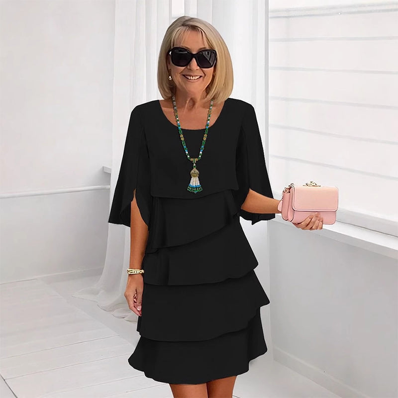 Minikleid Damen | Lagenlook & Fließend Elegant