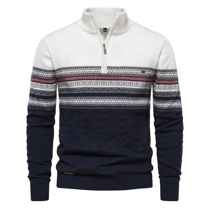 Christian Pullover mit Retromuster 1