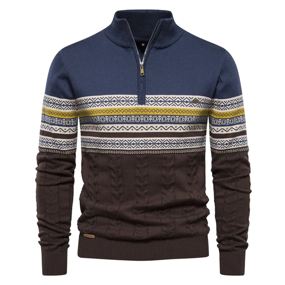 Christian Pullover mit Retromuster 4