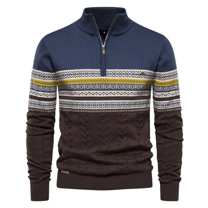 Christian Pullover mit Retromuster 4