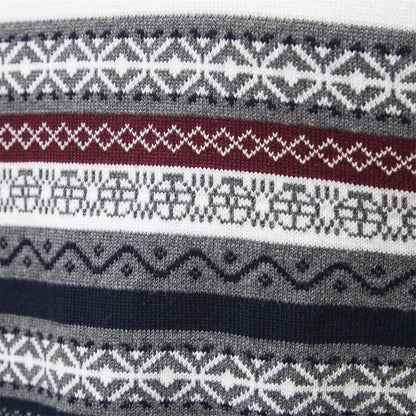 Christian Pullover mit Retromuster 7