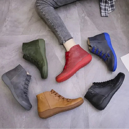 Clara™ | Die perfekten Lederstiefel, die Sie den ganzen Winter über warm halten