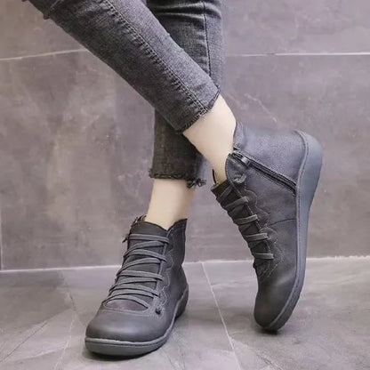 Clara™ | Die perfekten Lederstiefel, die Sie den ganzen Winter über warm halten