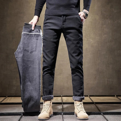 Cordhose für Herren | Slim Fit, Fleecefutter
