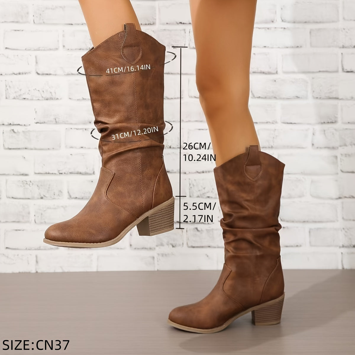 Cowboy Stiefel Damen | Weite Wade & Kniehoch