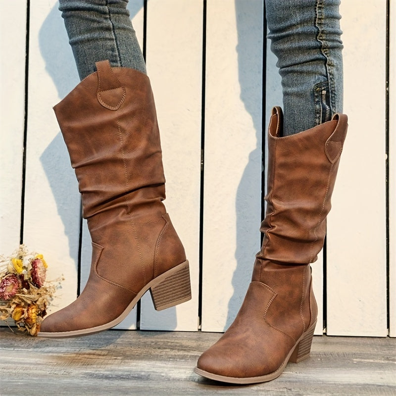 Cowboy Stiefel Damen | Weite Wade & Kniehoch