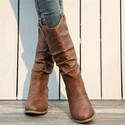 Cowboy Stiefel Damen | Weite Wade & Kniehoch