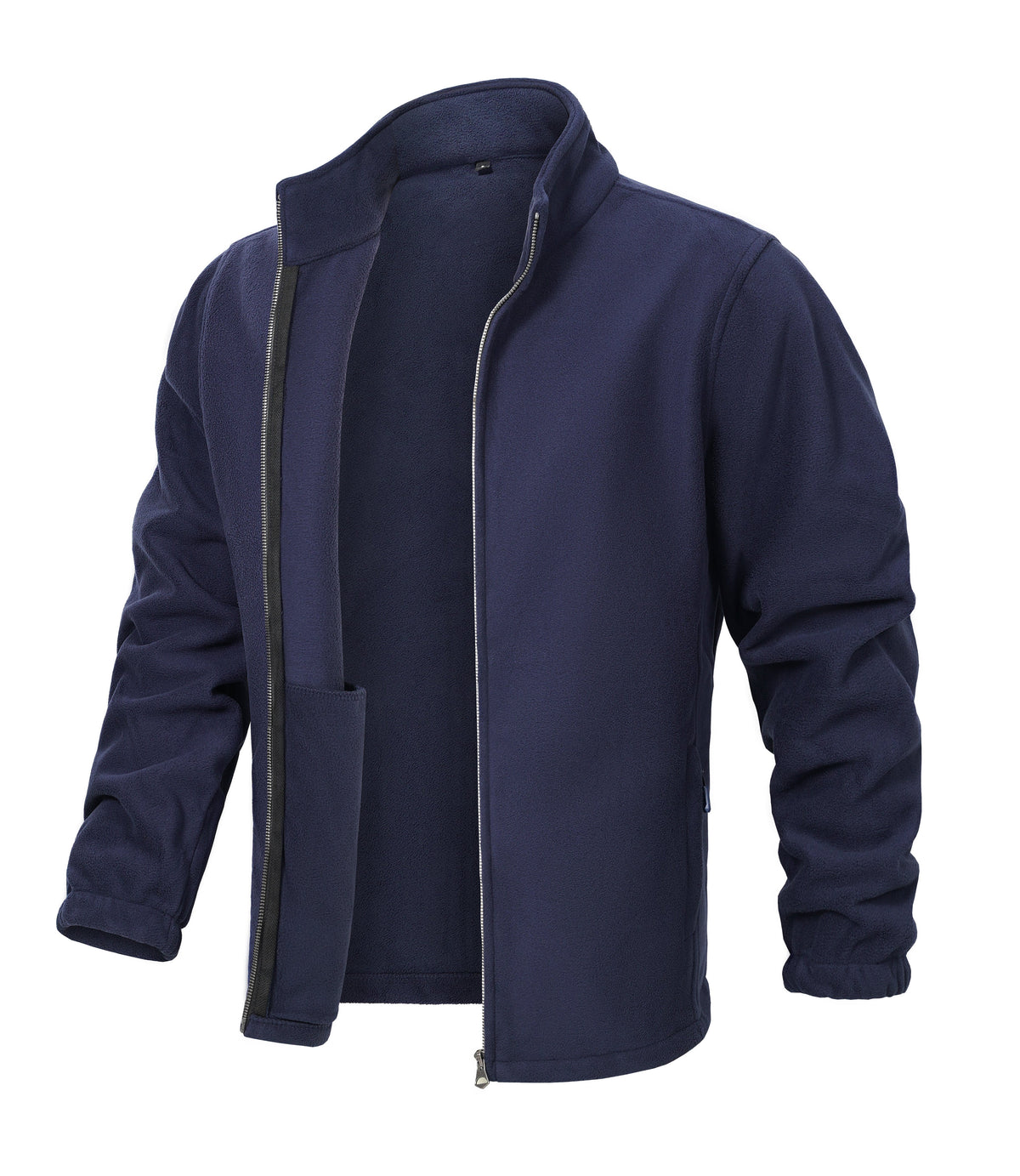 Herren Jacke Stehkragen Reißverschluss Freizeitjacke Leicht 3
