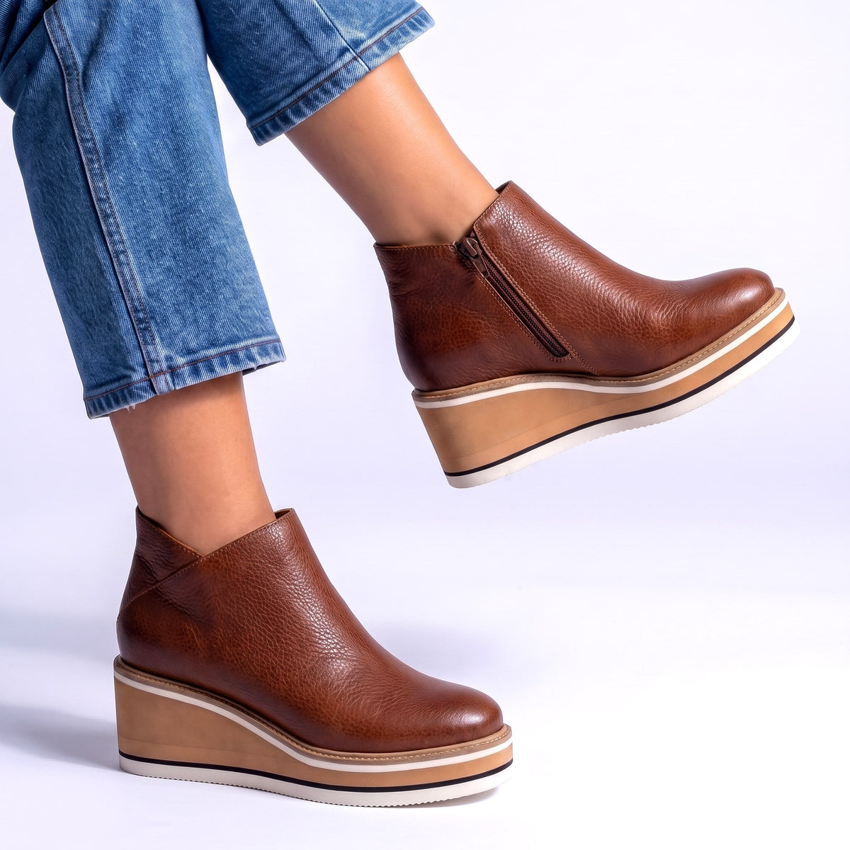 Stiefeletten Damen | Keilabsatz & Bequem 1