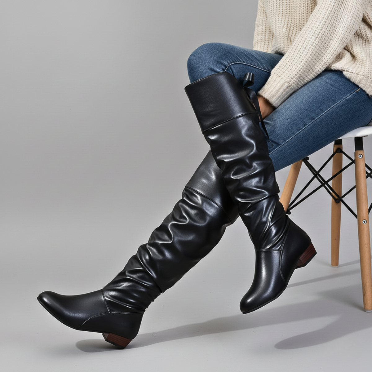 Damen Stiefel Bequem & Vielseitig Kombinierbar für Herbst 4