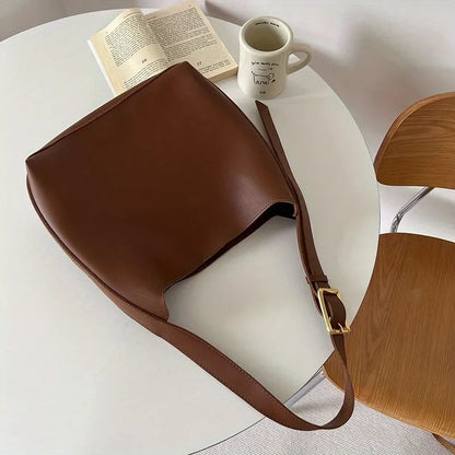 Damen Bucket Bag Handtasche Verstellbarer Schulterriemen 4