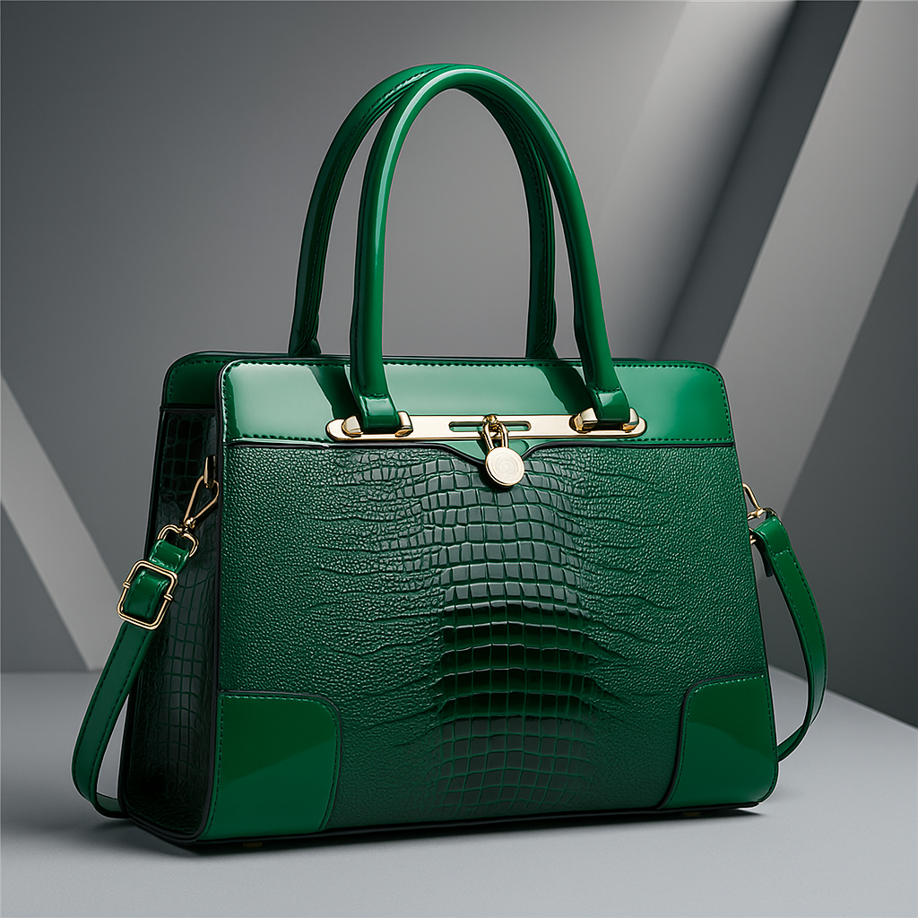 Handtasche Damen | Krokoprägung & Strukturiertes Design 10