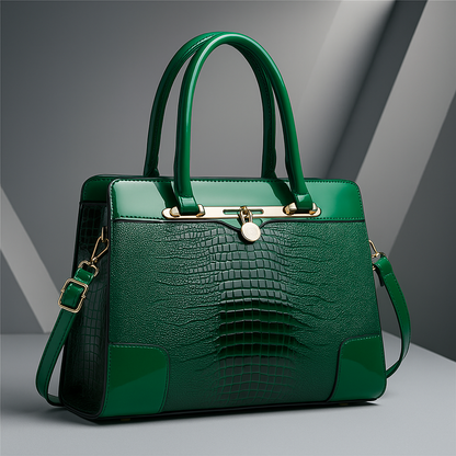 Handtasche Damen | Krokoprägung & Strukturiertes Design 10