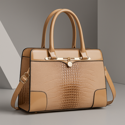 Handtasche Damen | Krokoprägung & Strukturiertes Design 11