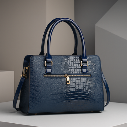 Handtasche Damen | Krokoprägung & Strukturiertes Design 2