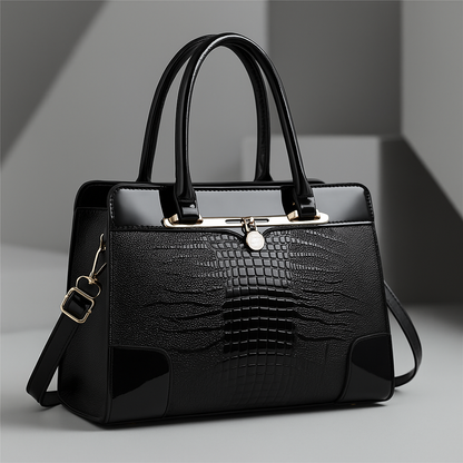 Handtasche Damen | Krokoprägung & Strukturiertes Design 8