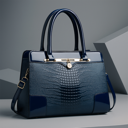 Handtasche Damen | Krokoprägung & Strukturiertes Design 1