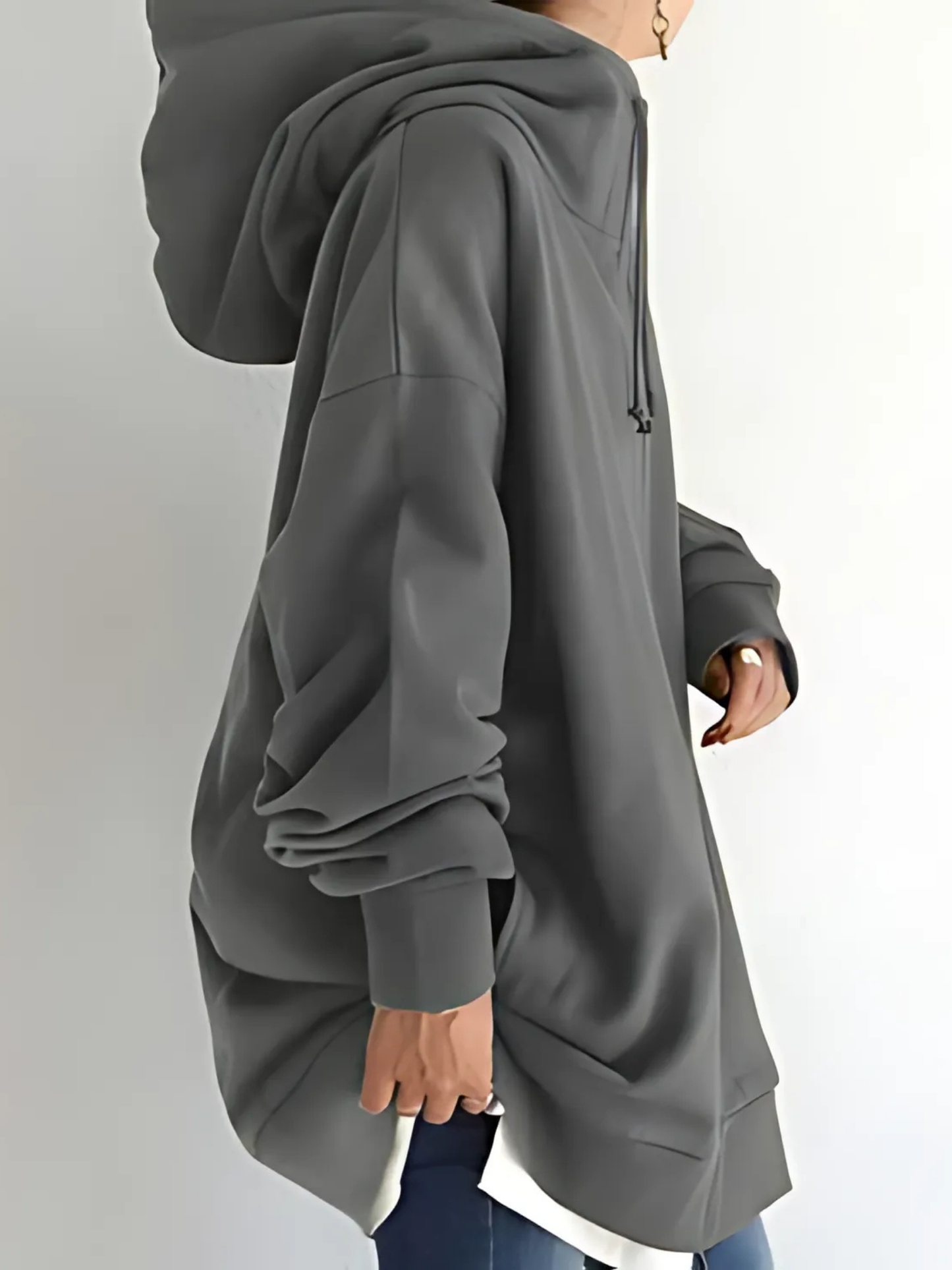 Damen-Kapuzenpullover mit Reißverschluss | mit Taschen