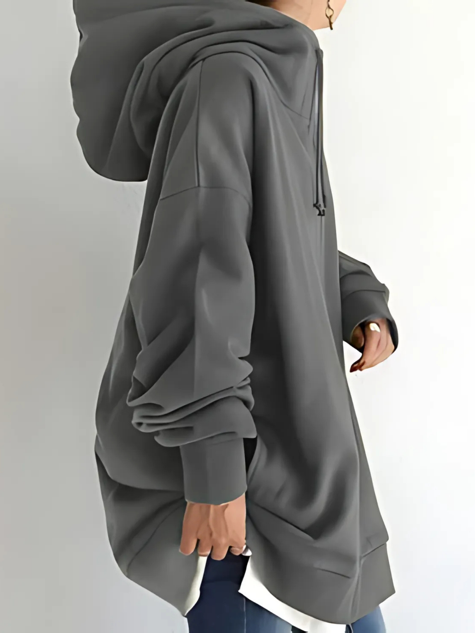 Damen-Kapuzenpullover mit Reißverschluss | mit Taschen