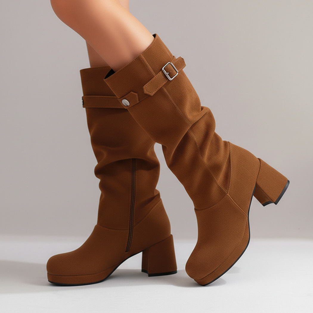 Stiefel Damen | Schnalle & Blockabsatz 7