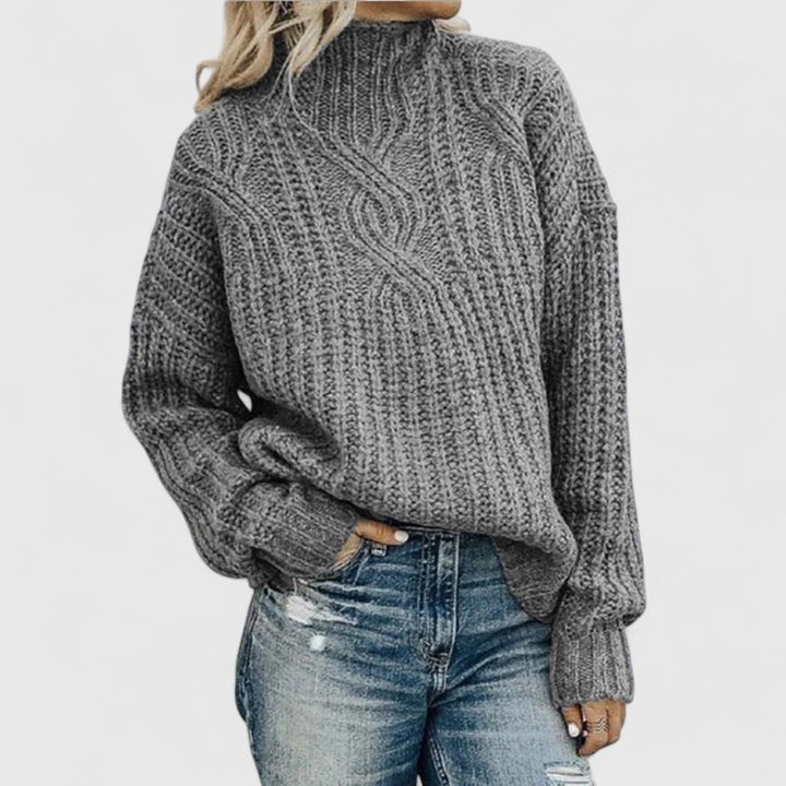 Winterpullover Damen | Gerippt & Langärmelig 2