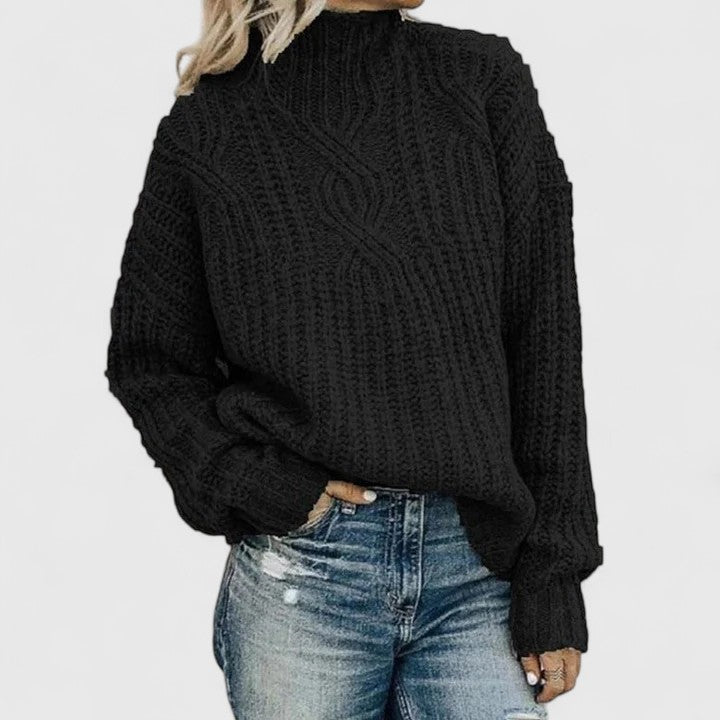 Winterpullover Damen | Gerippt & Langärmelig 1