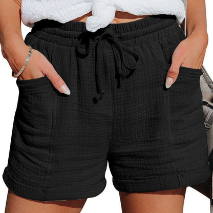 Damen Shorts | Lässig mit Kordelzug & Taschen