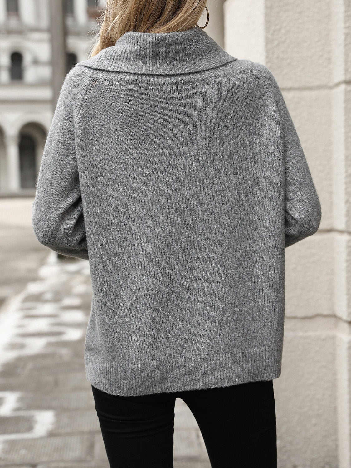 Damen-Strickpullover mit wandelbarem Design | Bequeme Passform