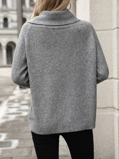 Damen-Strickpullover mit wandelbarem Design | Bequeme Passform