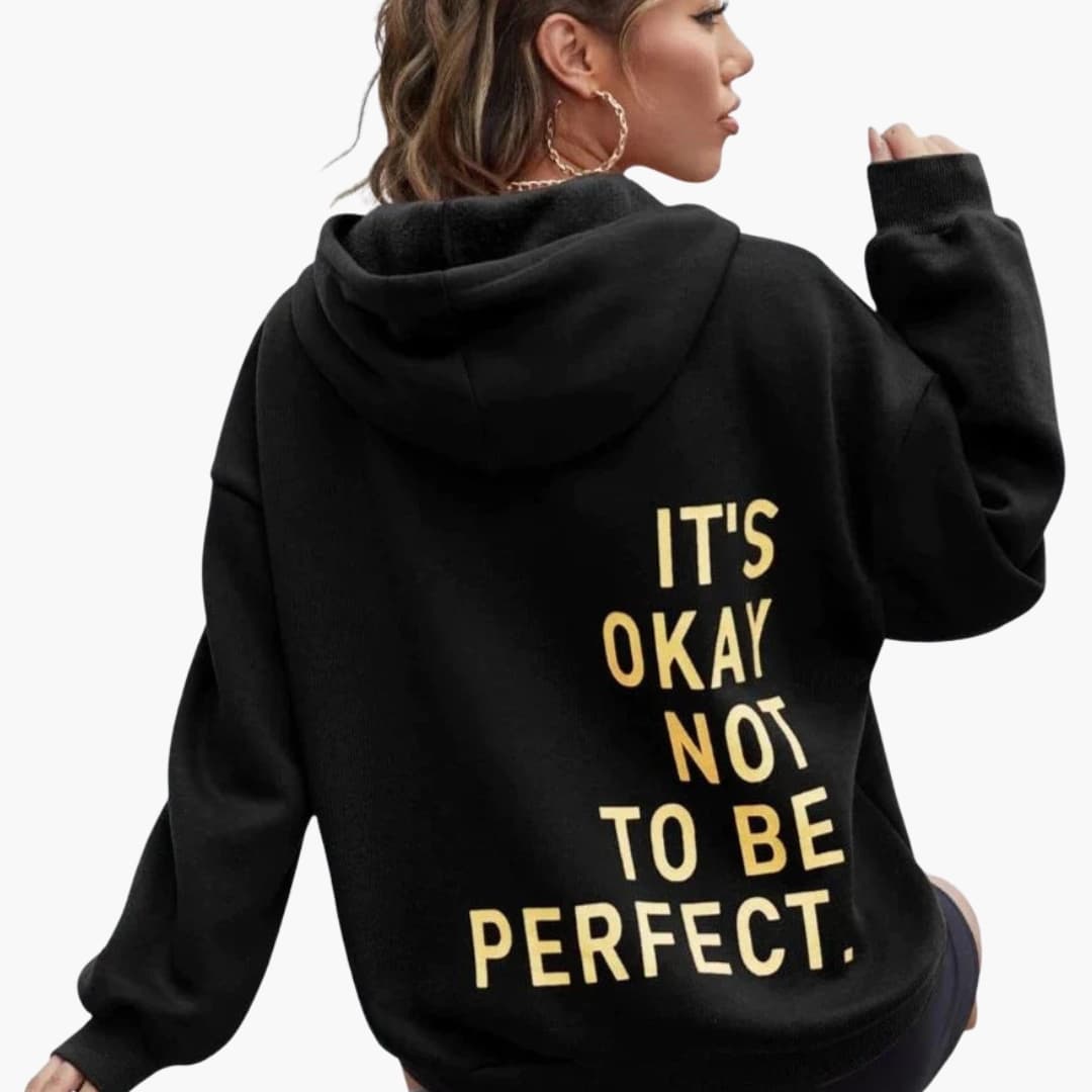 Oversized Hoodie Damen | Mit Rückenprint 8