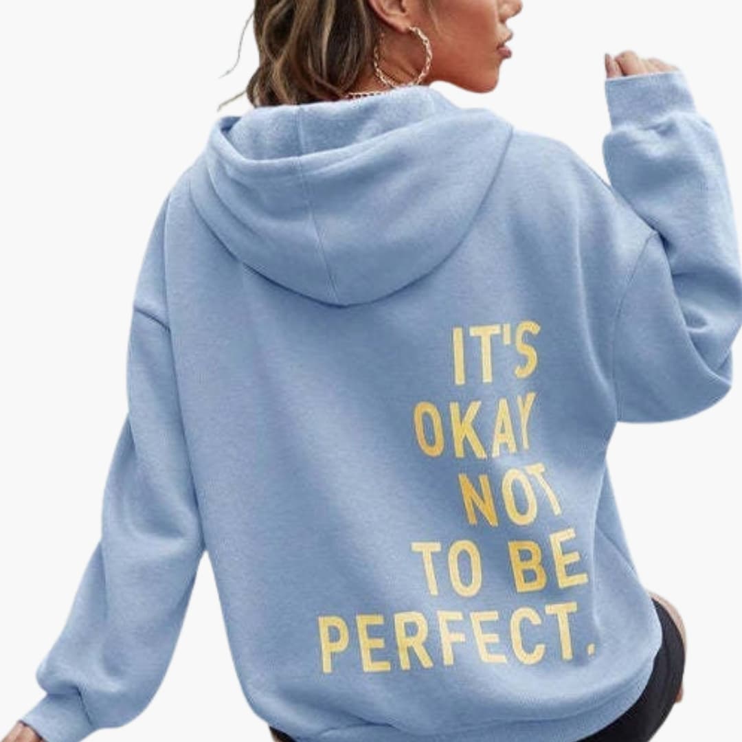 Oversized Hoodie Damen | Mit Rückenprint 1