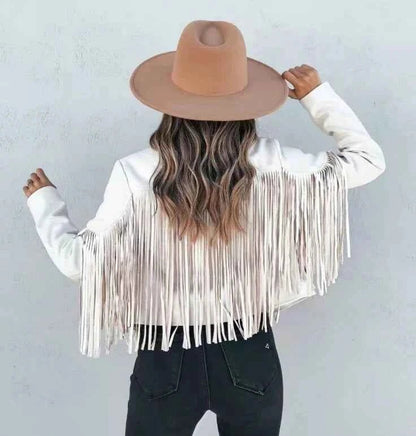 Damen Fransenjacke im Western-Stil 3
