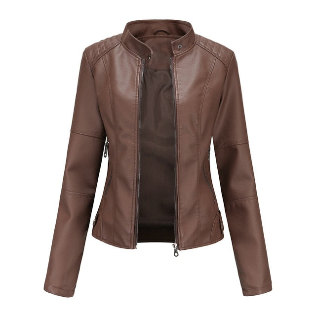 Damen Lederjacke: Elegant & Vielseitig 2