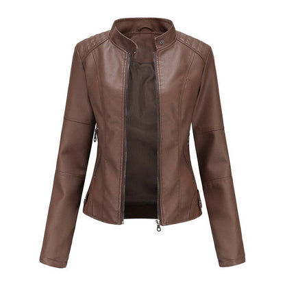 Damen Lederjacke: Elegant & Vielseitig 2
