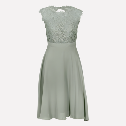 Mini Kleid Damen | Spitzenbesatz & Eleganter A-Linien-Schnitt
