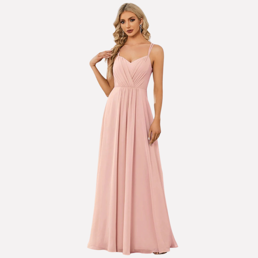 Neckholder Kleid Damen | A-Linie & Romantischer Festlook