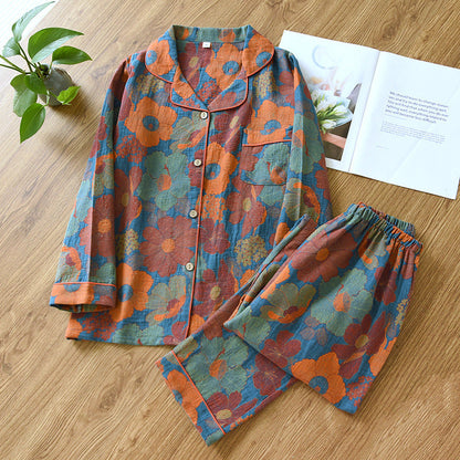Sommer Pyjama Damen | Florales Muster & Bequemes Loungewear-Set
