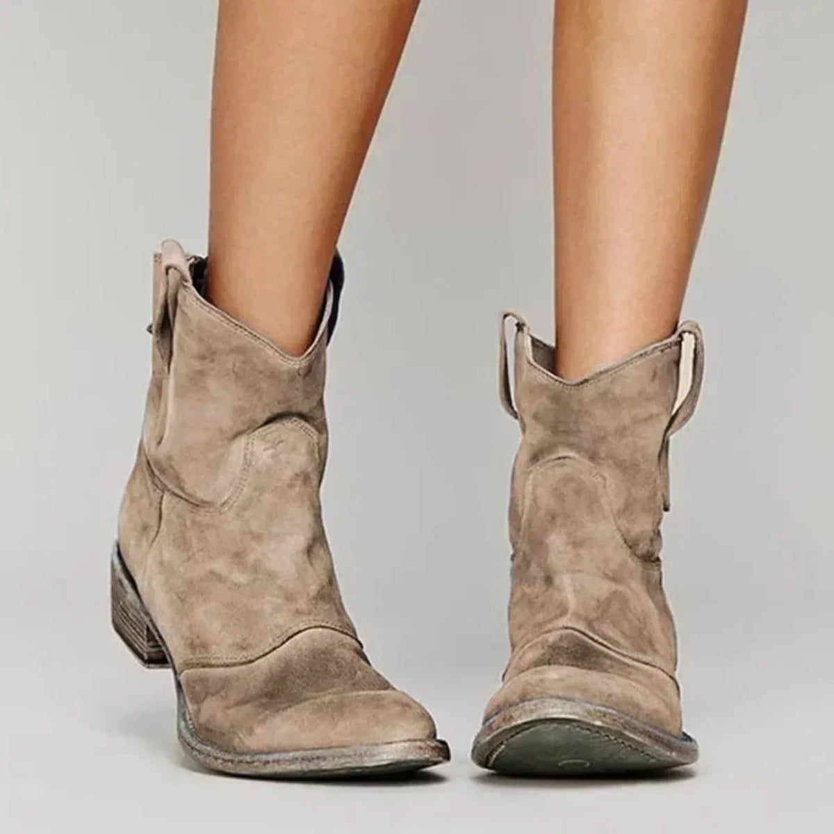 Damen Stiefel mit spitzer Spitze 4