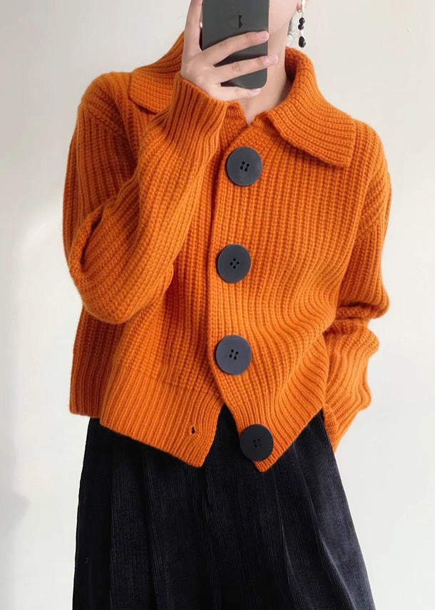 Damen Strickjacke mit Peter-Pan-Kragen | Winter