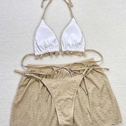 Damen Triangel-Bikini-Set mit lässigen Shorts Echo Archiv 3