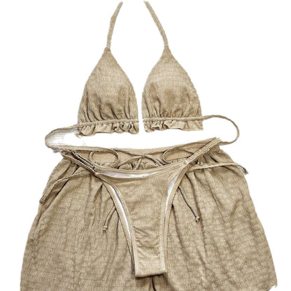 Damen Triangel-Bikini-Set mit lässigen Shorts Echo Archiv 5