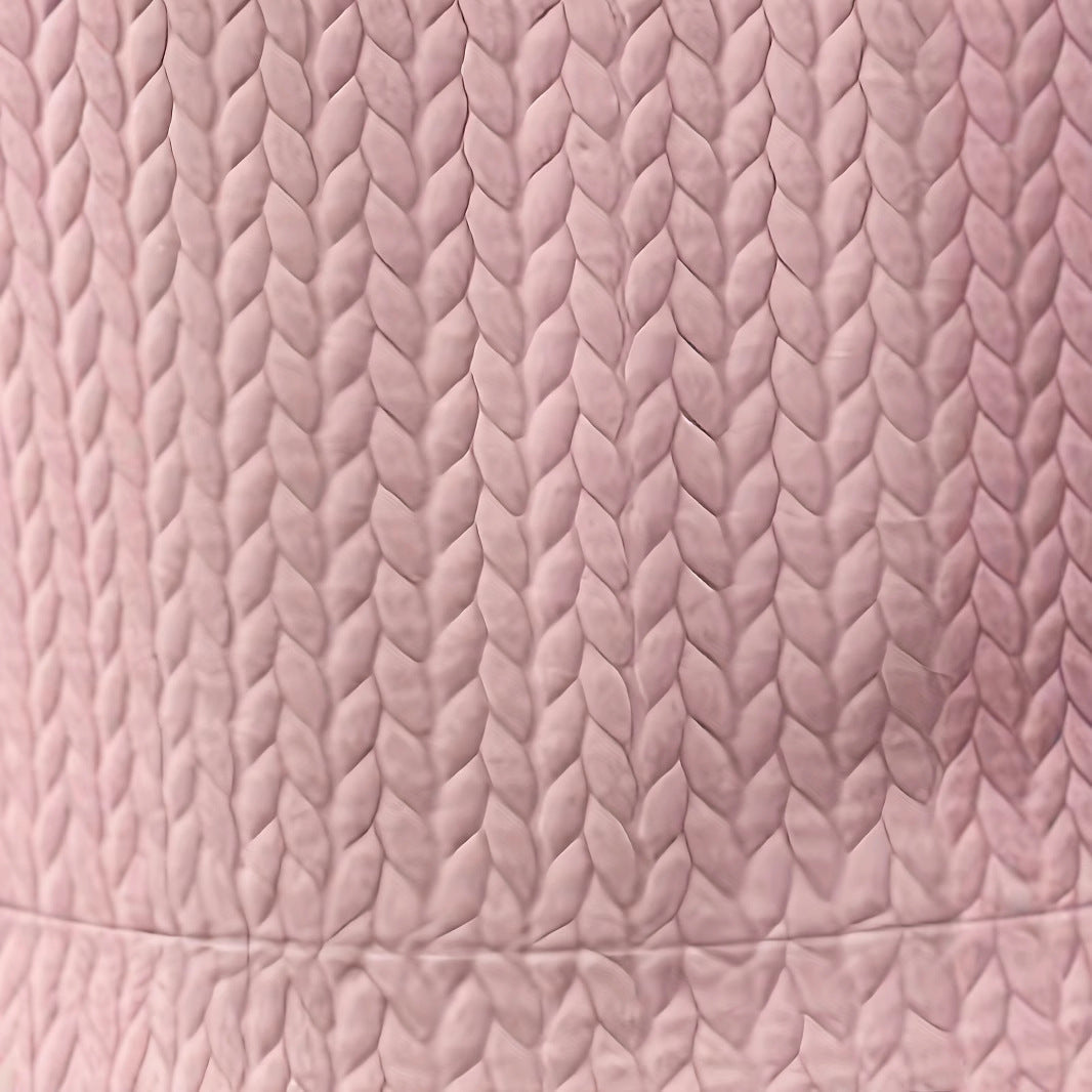Damen bequemer Sweatshirt mit strukturiertem Obermaterial und Puffärmeln Drune 3