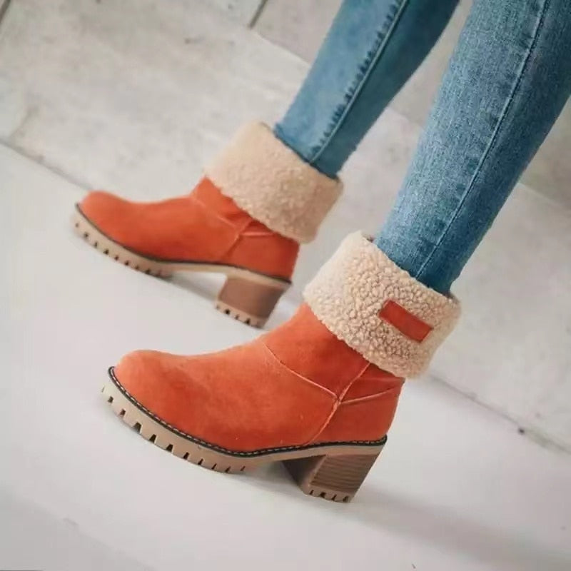 Damenmode | Faltbare, weiche, wasserdichte Stiefel 0
