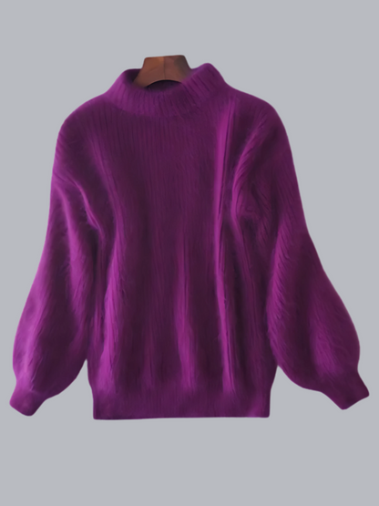 Damenpullover, Casual Fit | Angora-Strick