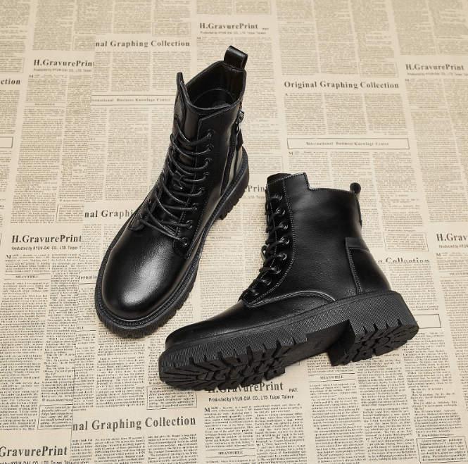 Damenstiefel Hoch Ausgeschnitten mit Reißverschluss | Winter