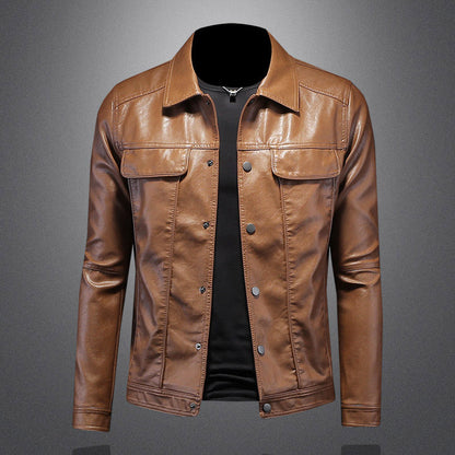Bikerjacke Herren | Klassisches Design & Zeitlos Elegant 3