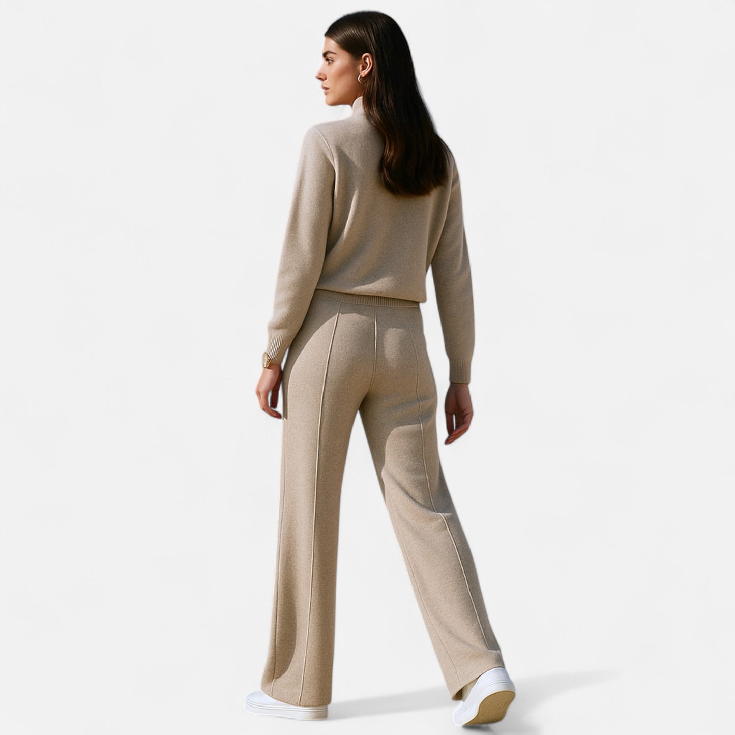 Daniela | Damen Klassische Wollhose mit Lockere Passform 2
