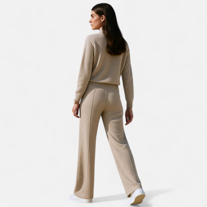 Daniela | Damen Klassische Wollhose mit Lockere Passform 2