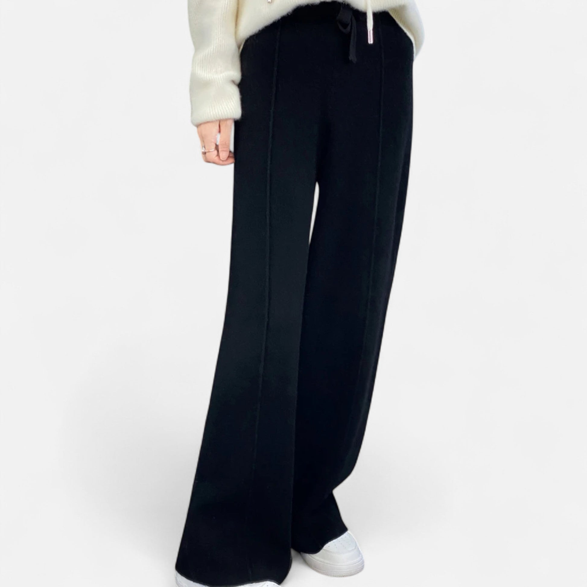 Daniela | Damen Klassische Wollhose mit Lockere Passform 8